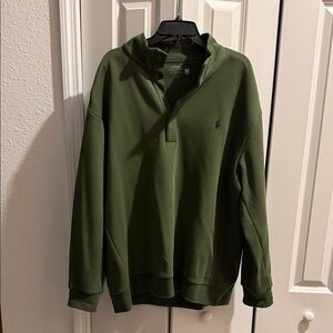 Ralph Lauren Olive Green Snap Collar Shirt